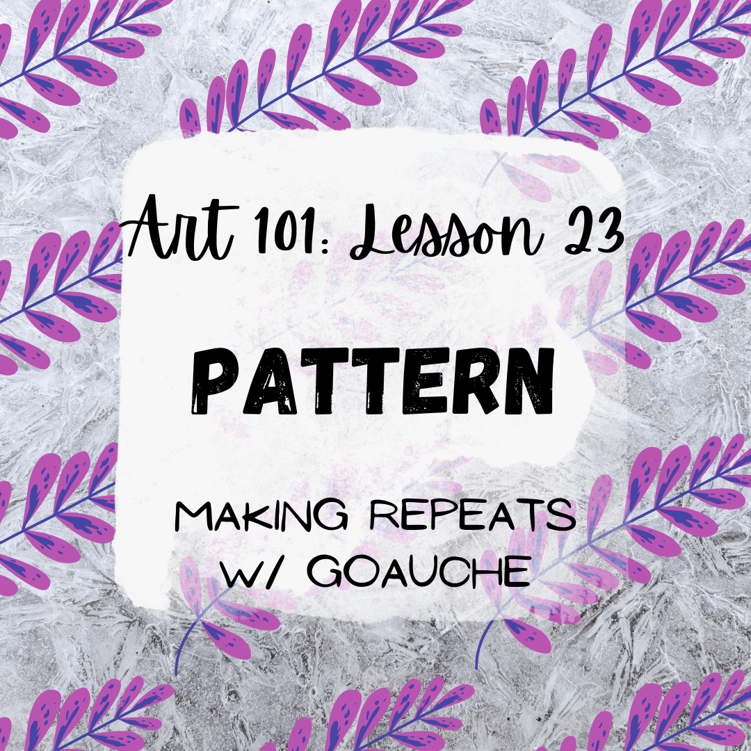 Pattern in Art: Making Repeats with Goauche Paint
